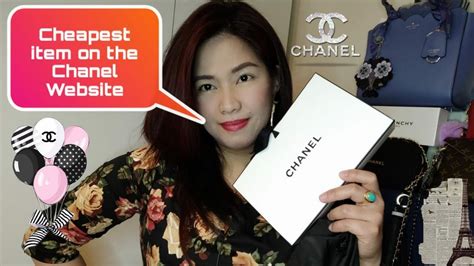 cheapest chanel|cheapest thing on chanel website.